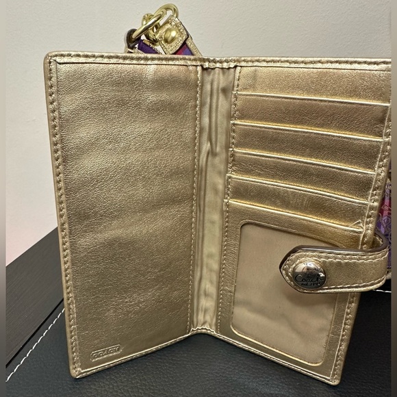 Authentic Rare Coach Poppy Tartan Plaid Glam Purse NWOT & Coach Est 1941 wallet - Picture 5 of 17